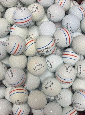 40 x CALLAWAY CHROME SOFT MIX TRIPLE TRACK GOLFBÄLLE - SAUBERE AUSVERKAUF