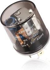 12V Flasher Relay, Heavy Duty 2-Pin Electronic Flasher LED Turn Signal Relay Bli