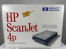 Vintage HP ScanJet 4P Flatbed Color Grayscale Desktop Scanner C1137A New