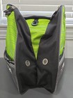 Athalon Gray And Green Nylon Boot Bag Padded Backpack Adjustable Strap Pockets