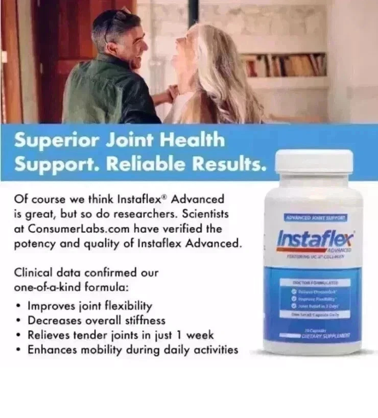 Instaflex Advanced Joint Support Doctor Formulado 30 Cápsulas Exp 2027 (Paquete de 8) Foto 3 de 4