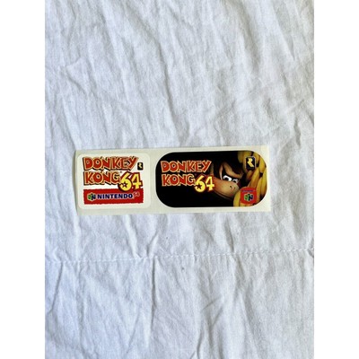 Donkey Kong 64 - N64 Toys R Us 1999 Promo Sticker Set! Brand New! Rare, OOP, NFR