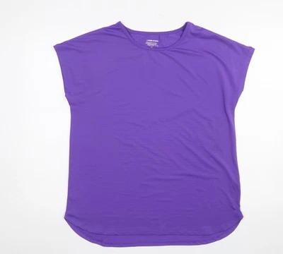 Dunnes Stores Womens Purple Performance Sport T-Shirt Size S - Image 1 of 4