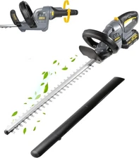 20'' Cordless Hedge Trimmer with 20V/4.0Ah Battery/Lightweight & Compact Hedge