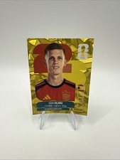 2026 Panini FIFA World Cup Sticker Dani Olmo Gold Crumple Online Exclusive