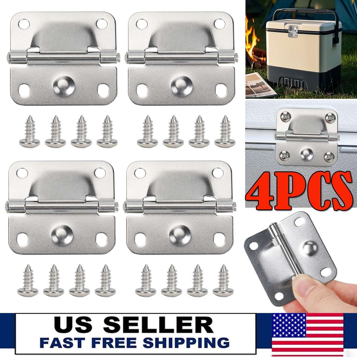 Hinges For Cooler Stainless Steel Hinge Parts Replacement