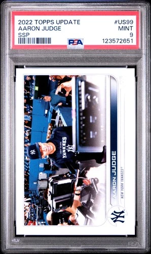 2022 Topps Update #US99 Aaron Judge SSP New York Yankees PSA 9