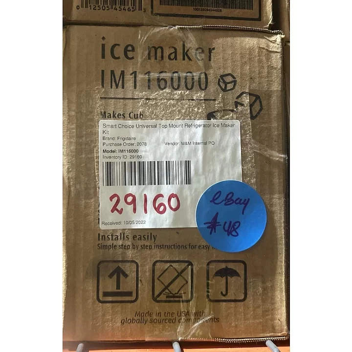 Frigidaire Smart Choice Universal Top Mount Refrigerator Ice Maker Kit New | E48
Opens in a new wind