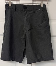 Boys Hurley H2O-Dri Charcoal Shorts - Size 12