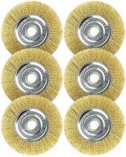 6x Wire Wheel Brush for Ryobi RAC814 Patio Cleaner RY18PCA OPC1800 EFB 400 115m