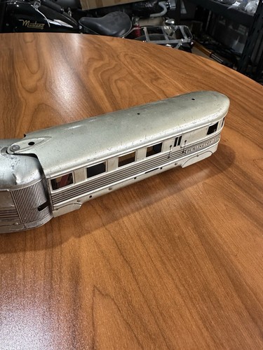 American Flyer O Gauge Tin 4 Pc Set 9900 Burlington Zephyr Electric Train. - Picture 9 of 14