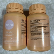 2x Ovira PMS Relief Hormone Balance Supplement Cramps  Mood Support EXP 08/2026