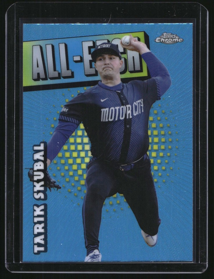 2025 Topps Chrome All-Etch #CAE-16 Tarik Skubal 2025 Topps Chrome All-Etch #CAE-16 Tarik Skubal