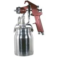 Astro Pneumatic 4008 Spray Gun with Cup Red Handle w/ 1.8mm Nozzle