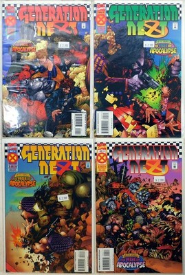 Generation Next Lot of 4 #1, 2, 3, 4 (1995) Marvel Comics Colossus 1st Print