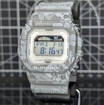Casio G-Shock FLORAL PRINT GLX-5600 Tide Graph Moon Data Grey