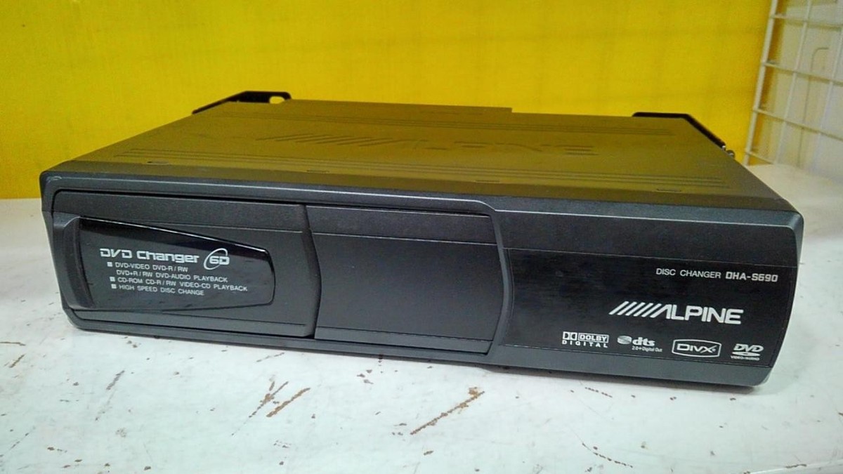 たかおさま　専用 ALPINE DHA-S690 6ディスクメディアチェンジャー Alpine DHA-S690 6 Disc DVD CD Changer Ai-NET With Remote Magazine