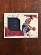 2019/20 Panini Immaculate Standout Jumbo Patch #SM-ADR Andre Drummond /49