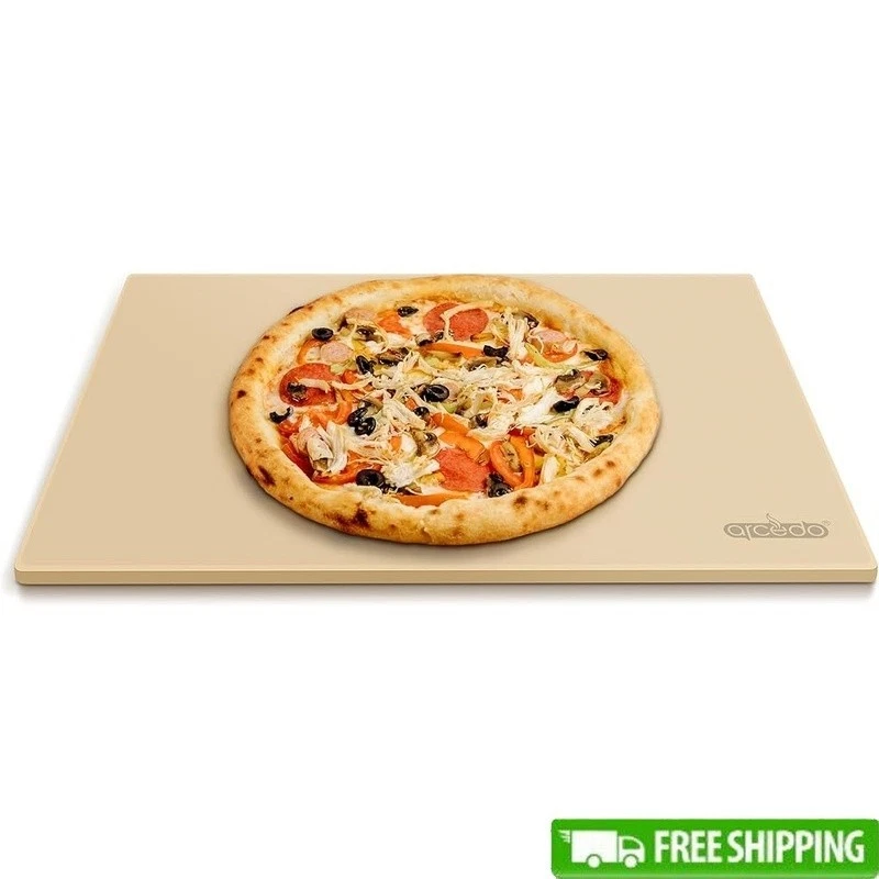 Pizza Stone Baking Bread Pies Pizza Durable Cordierite Heat Resistant Oven Tool