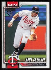 2026 Topps Series 1 Celebration Kody Clemens #85 Minnesota Twins