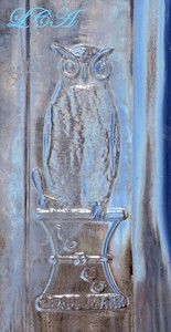 Nice BIG square paneled OWL DRUG Co bottle w/picture of Owl - SAN FRANCISCO