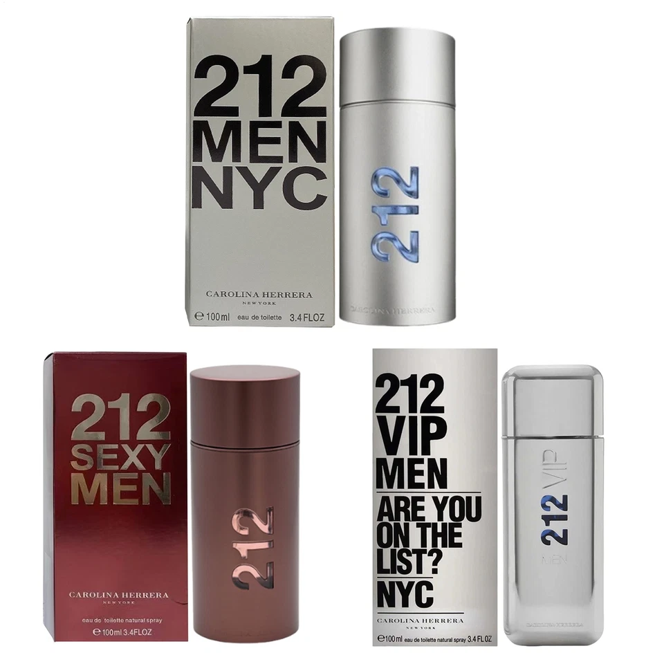 212 VIP MEN Cologne EDT 3.4 oz New In Box