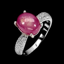 925 Sterling Silver Ring Oval Ruby 10x8mm Natural Gemstone Jewelry Size 7
