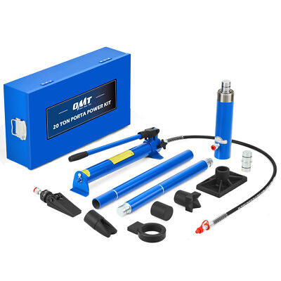 #ad OMT 20 Ton Porta Power Hydraulic Jack Body Frame Repair Kit with 4.7 ft Oil Hose $199.99