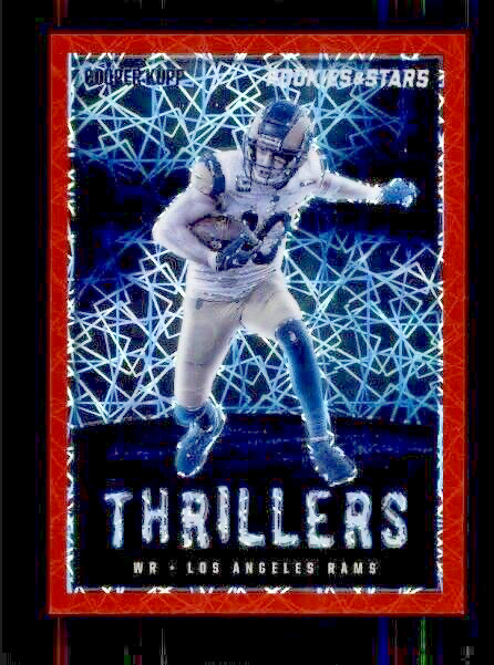 2023 Rookies & Stars - Thrillers Red Longevity Prizm Laser #TH-18 Cooper Kupp