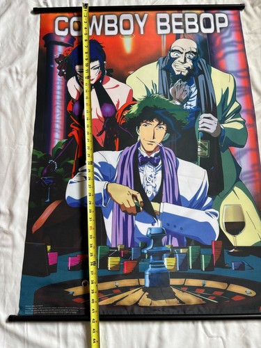 Cowboy Bebop Vintage Wall Scroll 29x42 cloth fabric poster - Picture 6 of 7