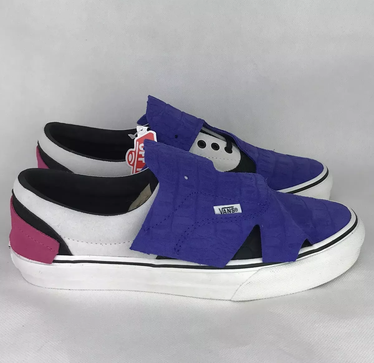 Pink top croc vans