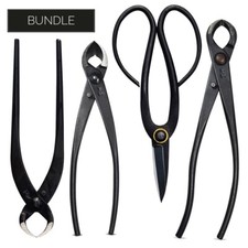 Mature Bonsai Tree Tool Bundle | 4 Tools | High-Carbon Steel Heavy Duty Tools