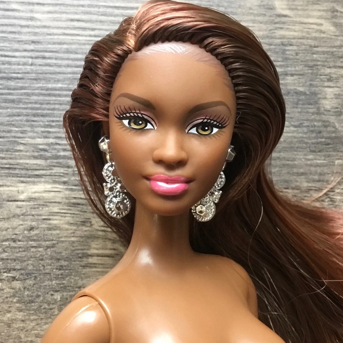 RARE fully Articulated AA Barbie Christie doll stand
