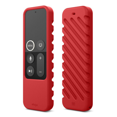 Apple TV Remote Case - elago  R3 Protective Case for 4K / 4th Generation [Red]