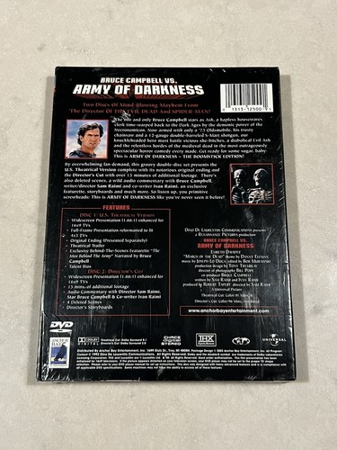 BRUCE CAMPBELL VS ARMY OF DARKNESS: BOOMSTICK EDITION 2 DISC EDITION R1 DVD - Picture 2 of 2