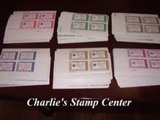 Full Set of 6 Credos 4 cent Plate # Blocks from a Collection. #1139-1144 MNH,OG.