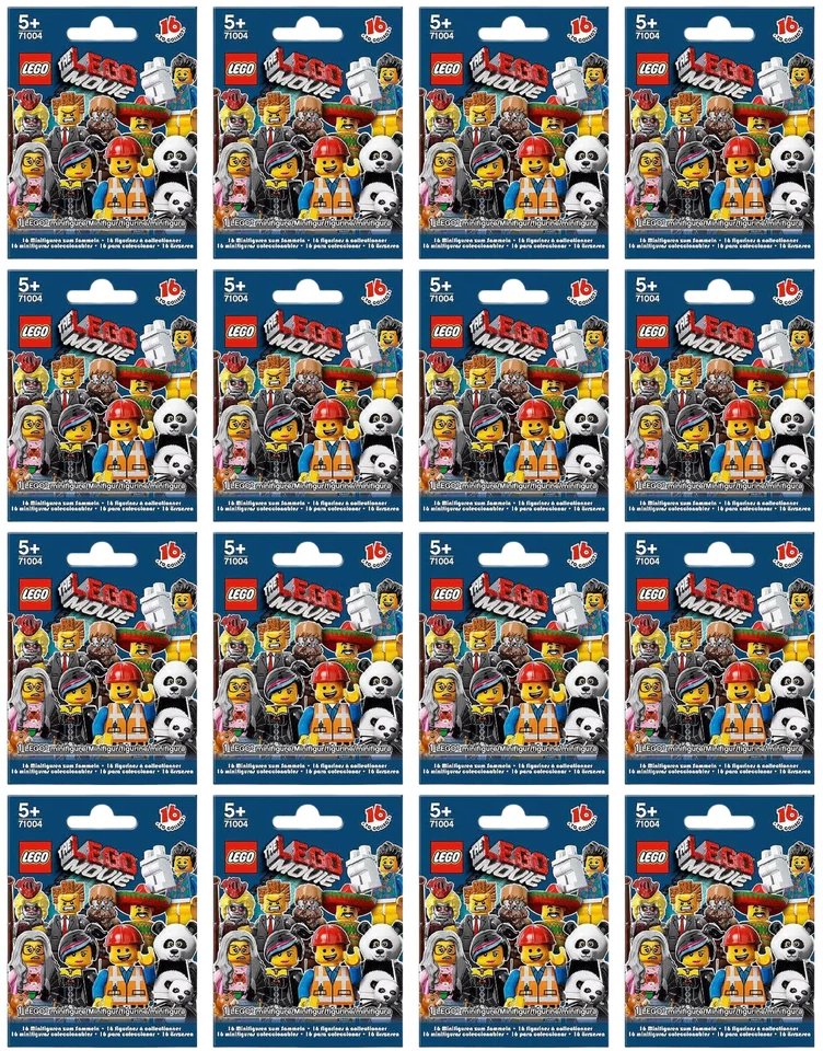 Complete Set of (16) The Lego Movie 1 Minifigures 71004 New Factory Sealed 2014 - Image 2 of 4