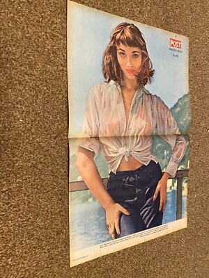 PPOBK27 BILD POST MAGAZIN PRÄSENTATIONSPLATTE BILD 14X22 ELSA MARTINELLI