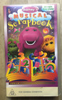 BARNEY THE DINOSAUR VHS VIEDO TAPE BARNEY'S MUSICAL SCRAPBOOK MOVIE 1997 AUS