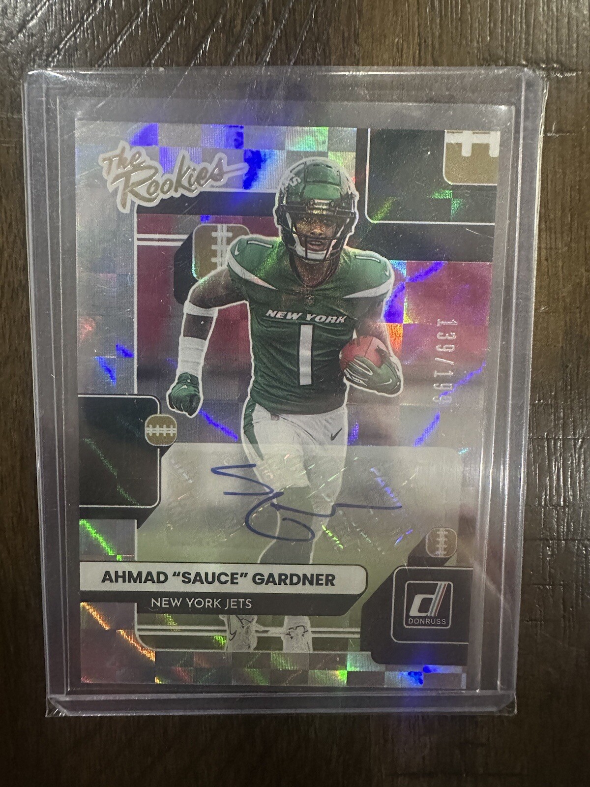 Sauce Gardner 2022 Donruss “The Rookies” Auto Rookie card! /199 Jets eBay