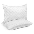 Bed Pillows for Side Sleeper Queen Size Pillows for Bed Set of 2 Cooling Hotel