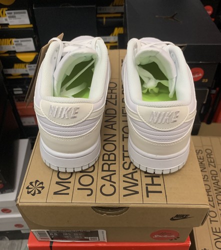 Nike Dunk Low Next Nature Sail White Shoes DD1873-101 Women's Size 10/Men's 8.5 - 第 4/11 張圖片
