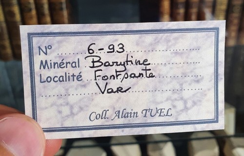 Baryte & Fluorine, Mine de Fontsante, Tanneron, Var (83), Région PACA, France - Picture 12 of 12