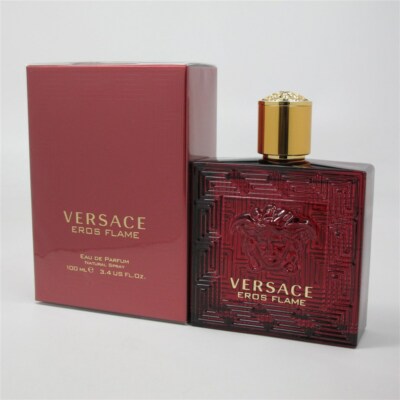 Versace Eros Flame 100ml メンズ香水 100ml 箱付き EROS FLAME by Versace 100 ml/ 3.4 oz Eau de Parfum Spray NIB | eBay
