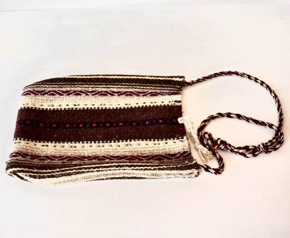 Mochila de lana para mujer mochila búlgara hecha a mano vintage estilo etnográfico Foto 2 de 4