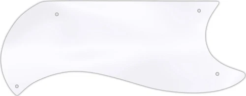 WD Custom Pickguard For Gibson 1961-1963 Half Face SG Custom #45 Clear Acrylic