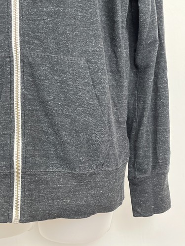 Nike Sports Jacket Women's Sz Large Gray Organic Cotton Zip Up Athletic Hoodie - Picture 3 of 8