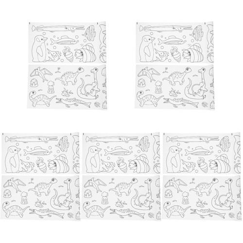 5 PCS Graffiti-Schriftrolle Baby Kinder Färben Posterpapier Für Zum Zeichnen