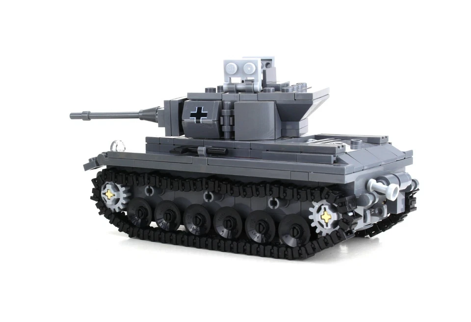 German Panzer Tank World War 2 Complete Set made w/ real LEGO® bricks - Image 3 of 3