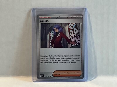 Pokemon - Scarlet and Violet - Twilight Masquerade - Lucian - 157/167 | eBay